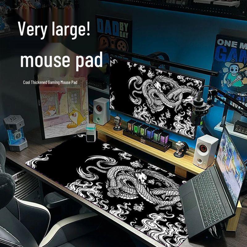 Customizable Large Creative Anime Pattern Gaming Mouse Pad with Non-slip Desk Design