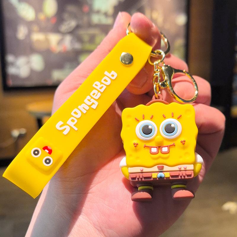

New Cartoon Couple Keychain SpongeBob SquarePants Patrick Star Accessory Car Keychain Exquisite Small Gift Personalized Gift Y2k