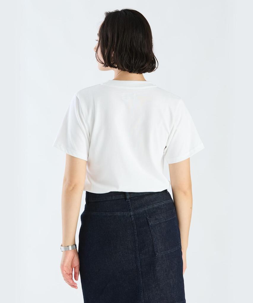 Agnes Logo S179 TS EAT5S179 White B. T-shirt Women's 3(L)