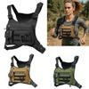 Sports Workouts Anti-Theft Outdoor Chest Bag Adjustable Waterproof Running Vest Pack Fishing Vest Men and Women