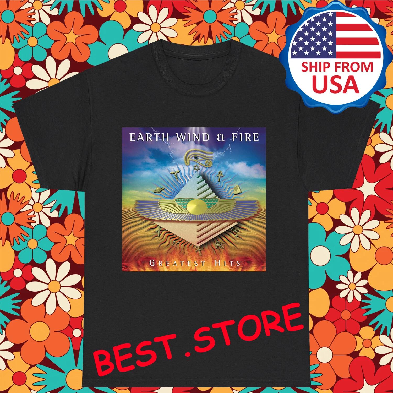 Earth Wind & Fire Men s Black Size S-5XL M