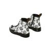 Dr. Martens 1460 Junior Full Print Polka Dot Mid-Top Casual Zip Boots Waterproof Durable Childrens Leather Boots Kids Boots Black White 27071009
