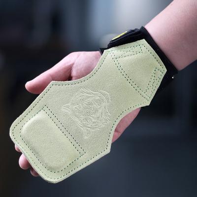4mm Rindsleder Gewichtstraining Fitness Bodybuilding Übung Handflächenschutz Klimmzugstangenhandschuhe Handgelenkschützer