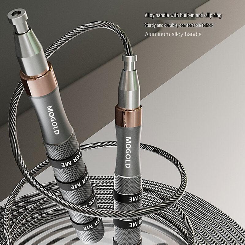 MOGOLD Professional Bearing Steel Wire Jump Rope