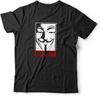 Men's Short Sleeve Disobey T Shirt Unisex Vendetta Conspiracy Dysian Political Shirt Top T Shirt Black