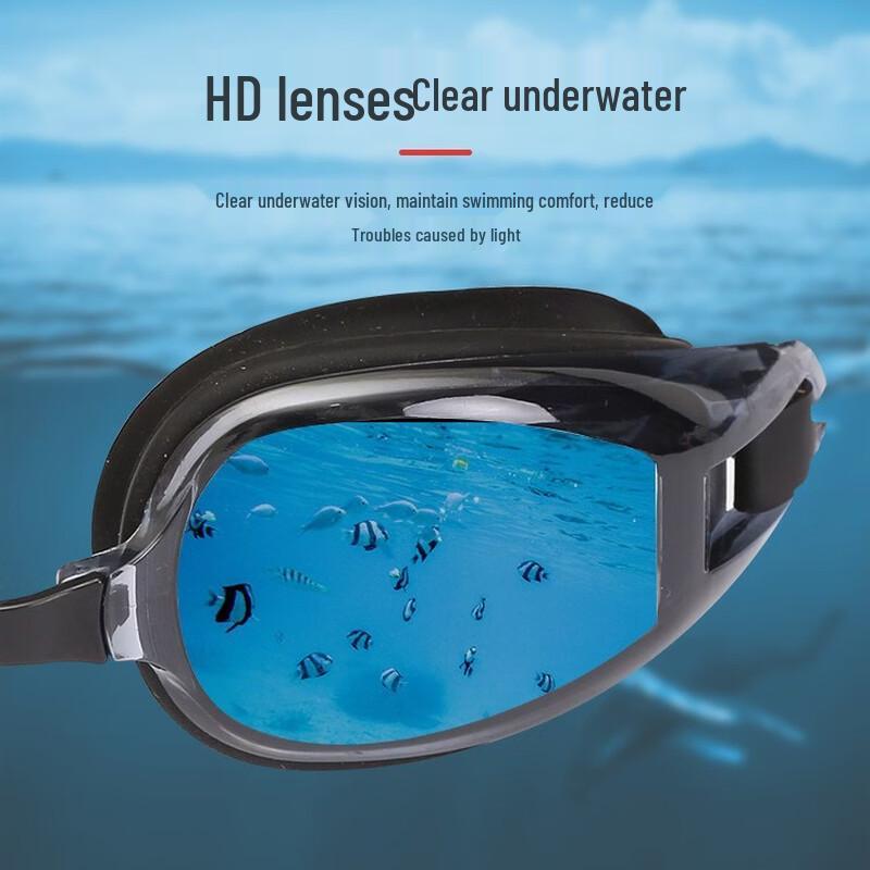 Anti-Fog Large Frame Swimming Goggles