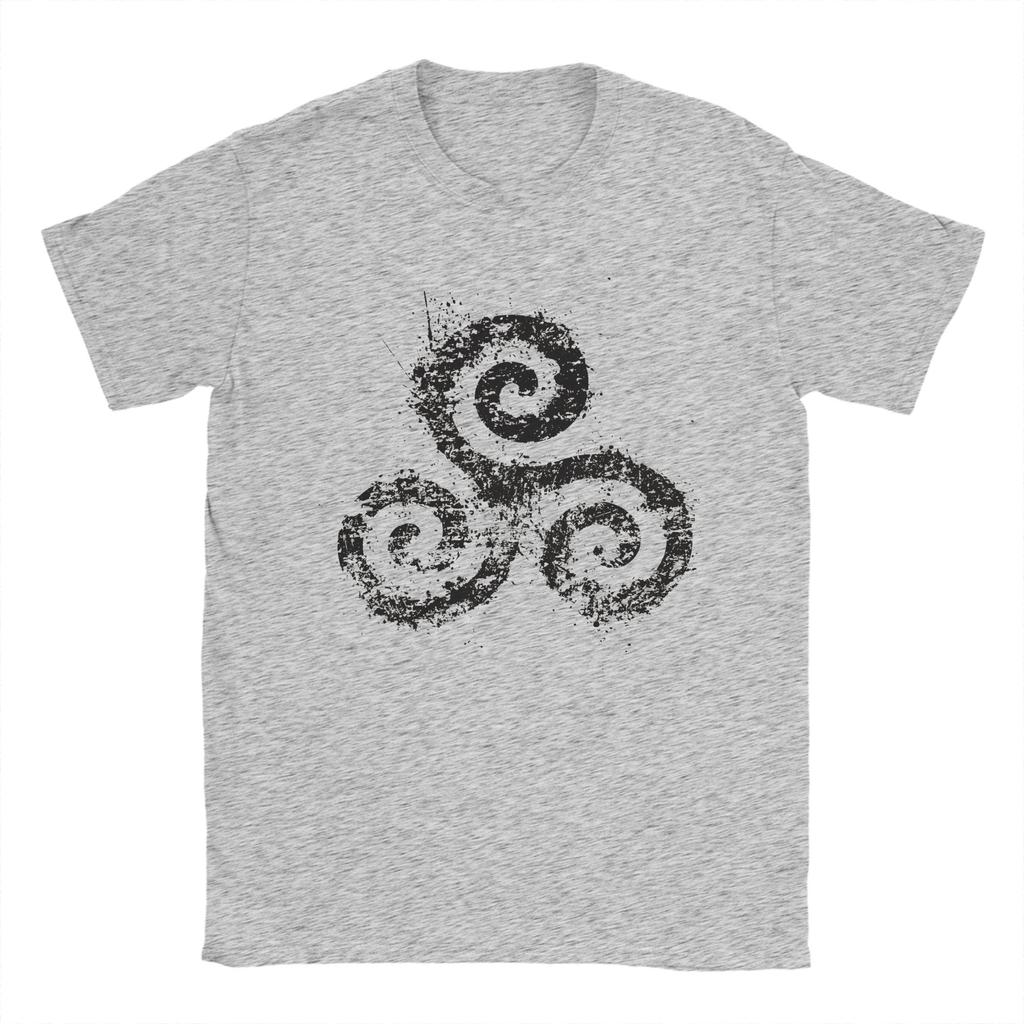 Streetwear Teen Wolf Triskelion Black Ink T-Shirt Unisex Cotton Short Sleeve O-neck Summer Clothes
