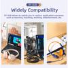 SY-G30 Wired Headphone Comfortable Noise Reduction Over-Ear Computer Headphone with Microphone for Online Course