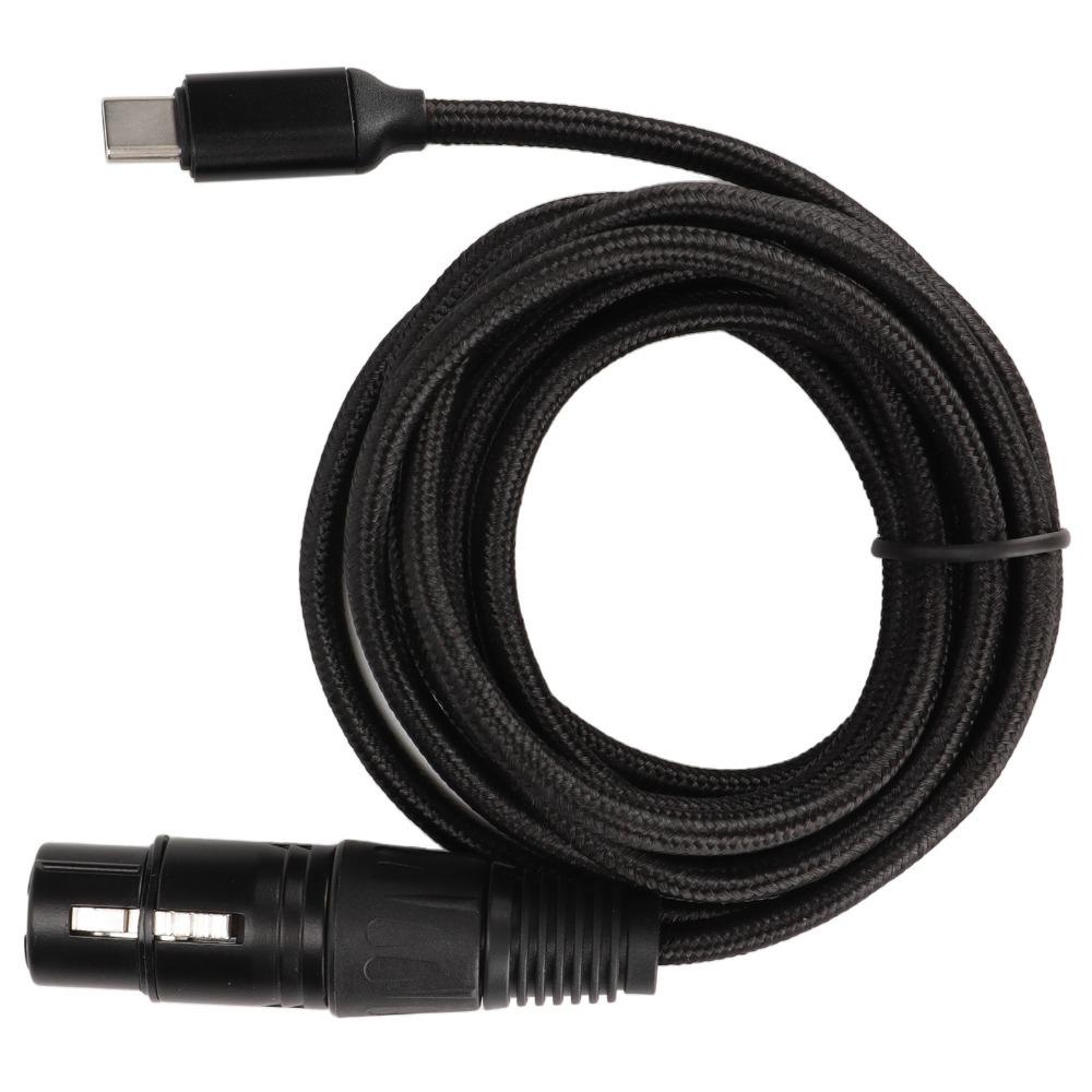 Low Noise USB C to XLR Female Cable HIFI USB Mic Recording Cable  Studio Recording