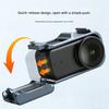 Aluminum Alloy Cage For Action Camera Protective Frame Shell With Cold Shoe Mount & 1/4Inch Screw Hole For Tripod