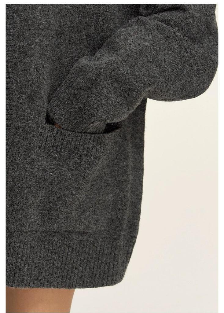 Plus Size Unisex Autumn/Winter Loose Fit Slimming Knitted Cardigan Sweater