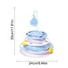 Cats Toy RollerTrack Toy Funny Turntable Cats Teaser Indoor Entertainment Toy