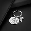 Mothers Day Keychain Gift Metal Stainless Steel Keychain Birthday Gift for Mother Stainless Steel Keychain for Backpack Bag Pendant