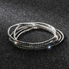 Diamond Elastic Bracelet 2mm Single Row Color Rhinestone Bracelet Women's Bracelet Women's Grab Chain Full Diamond Jewelry