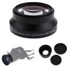 72mm 2.2X Teleconverter Lens/0.43X Wide Angle Lens Kit for Close-up Shooting