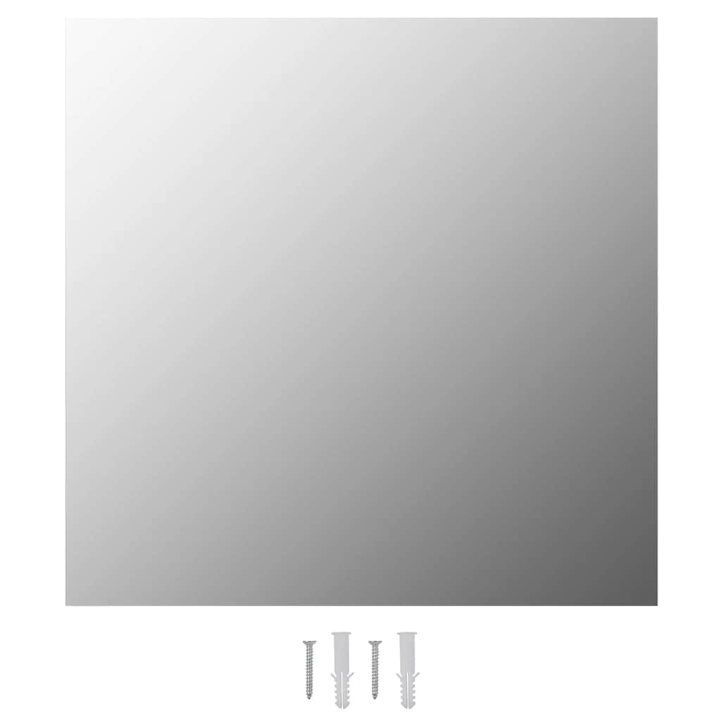 Vidaxl Wall Mirror, 50 X 50 Cm, Square, Glass