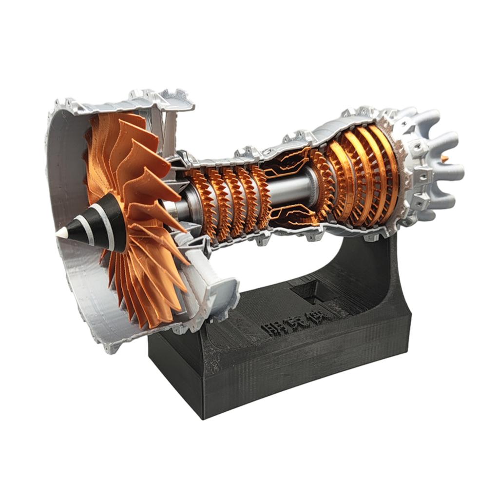 Mini Turbos Fan Engine Assemble Aircraft Engine Model Turbofan Engine Model Gift