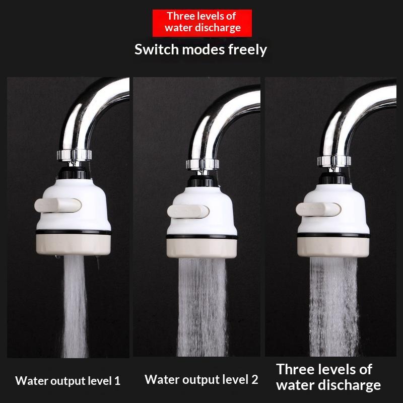 3 Modes Universal Kitchen Faucet Adapter 360 Rotation Faucet Filter Extenders Kitchen Gadgets Spray Water Saving Tap Nozzle