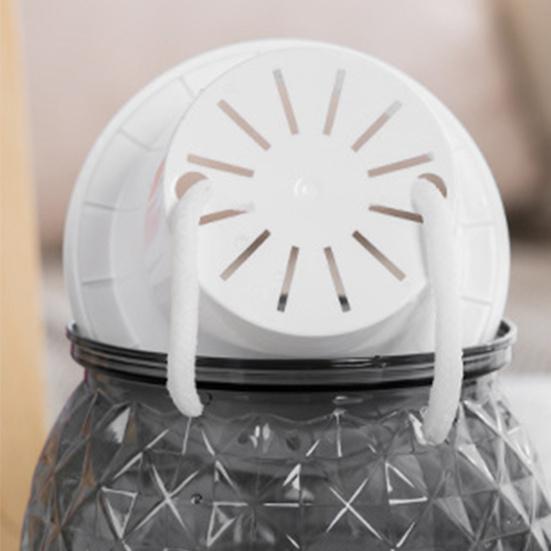 Self Watering Flowerpot with Transparent Bottle And Water Level View Self-Absorbing Cotton Rope Planter Double-Layer Flower Pot for Indoor Plants And