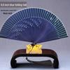 Skládací bambusový vějíř v čínském stylu pro Hanfu nebo tanec
