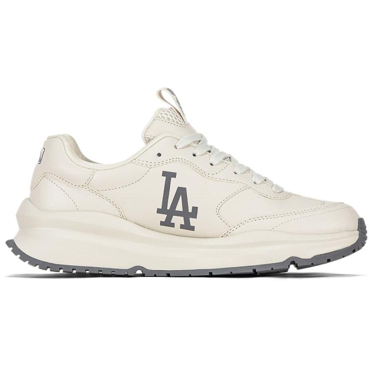 New MLB Chunky Runner Basic Low Top Chunky Sneakers Unisex Beige 3ASHCRB3N-07IVS