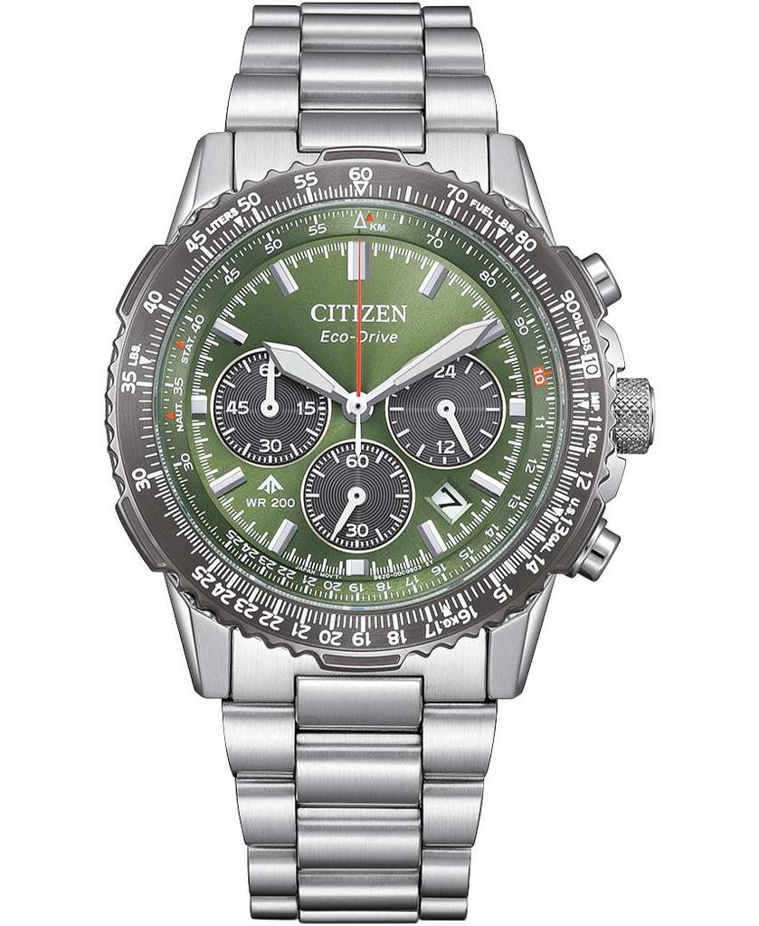 Citizen Ceas Bărbătesc Cronograf Eco-Drive 40mm Cadran Oțel Inoxidabil CA4664-60W
