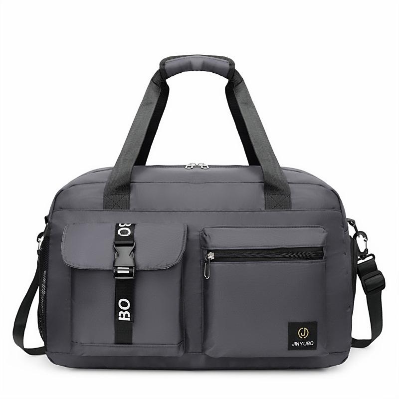 

Outdoor Waterproof Sports & Fitness Shoulder Bag - Unisex, Large Capacity, Wet/Dry Compartments, Ideal for Short Trips серый