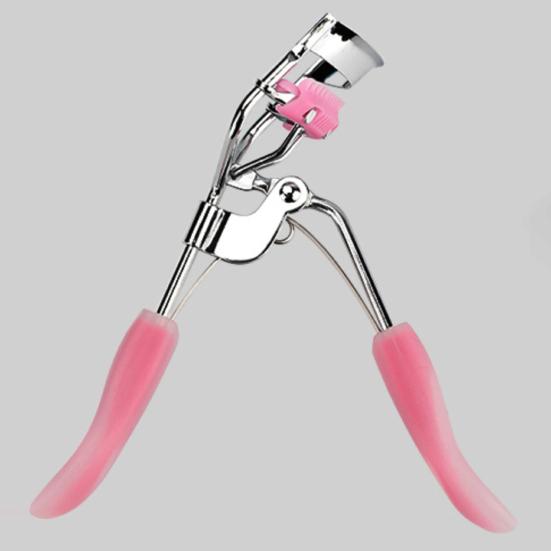 Women Eyelash Curler with Rubber Handle Natural Long Lasting Professional Lashes Curling Tools Volumizing Precise Control Eye Lash