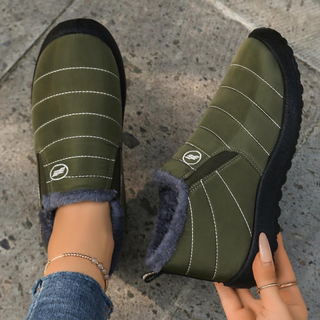 2025 new large size cotton boots piled and thickened old Beijing snow boots warm casual shoes