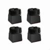 4 Pieces Furniture Riser with Strap Square Adjustable Leg AntiSlip Blocks for Sofa,