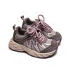 Girls' sports shoes 2025 autumn new casual running shoes children's soft-soled dad shoes hiking shoes versatile models