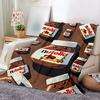 Comfortable Nutella Theme Blanket Soft High-Definition Digital Print All-Season Soft, Breathable 100% Polyester Perfect Gift All-Season, Fam
