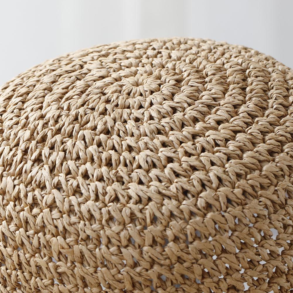 NEW Y2K Beach Leaf Straw Hat Summer Women Visor Bucket Hat Fisherman Hat Hand Weaving Panama Girl Fishing Handmade Sun Hats