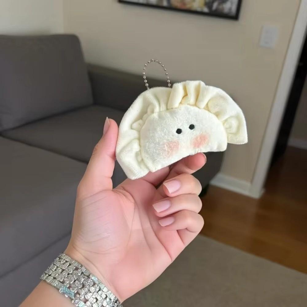 Plush Toys Plush Dumpling Keychain Soft Key Holders New Bag Charm  For Boy Girl