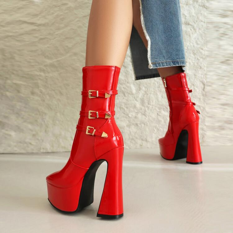Super High Heel Thin Boots Women's Autumn and Winter New Models, This Year's Popular Korean Small Short Boots Martin Boots