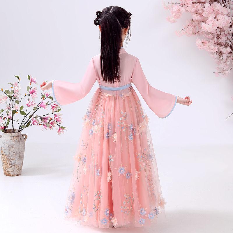 Vestito Principessa Hanfu Bambina Y - Gonna Stile Antico Primavera/Autunno 2024