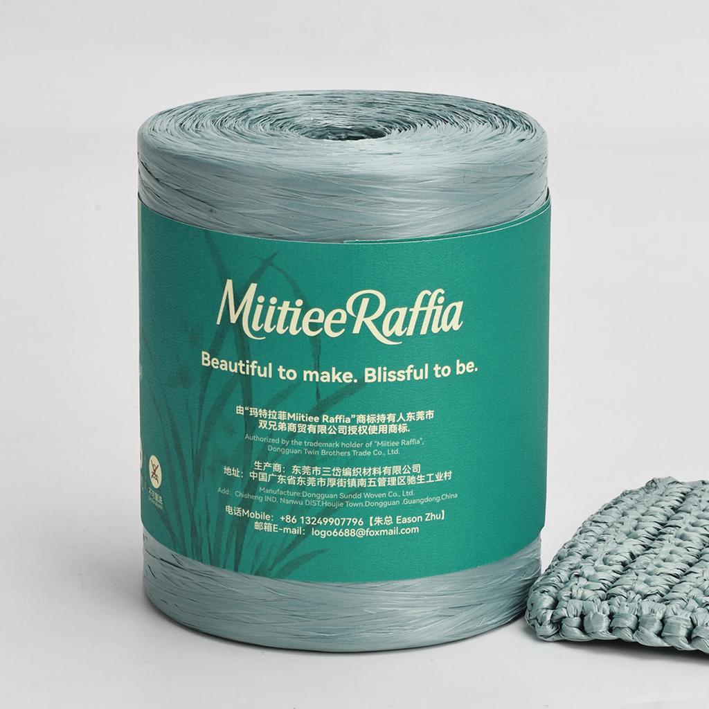 MT001-MT087 Natural Raffia Yarn For Wrapping Knit Wire Natural Color Matte Texture Raffia Paper Ribbons For Hat DIY Decoration