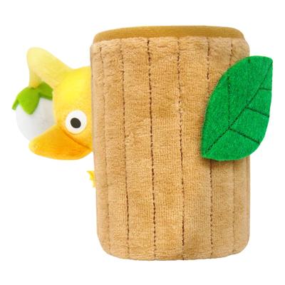 San-Ei Boeki Pikmin Stuffed Toys Yellow Pikmin Accessory Case (wood) W7 X D12 X H13cm PKZ03