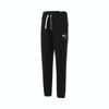 Men's Black Jogger Pants With White Drawstring And Circular Logo Casual Sportswear 686369-01