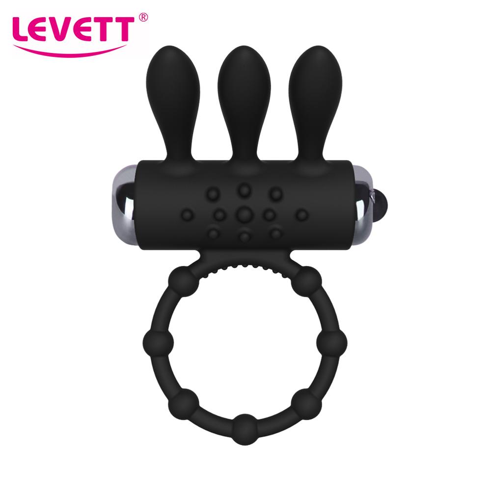 Vibrating Cock Ring Male Penis Ring Delay Lock Ejaculation Clitoris Stimulate Vibrator Sex Toy For Adult Couples Women Sexshop