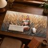 Mouse Pad Cute Fox Gaming XL Large HD Computer Mousepad XXL Mouse Mat Office Carpet Non-Slip Desktop Mouse Pad Table Mat