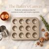 Heat Resistant Baking Mold 12 Cavity Madeleine Mold Cake Pan Durable Shell Shaped Mold  Oven Baking