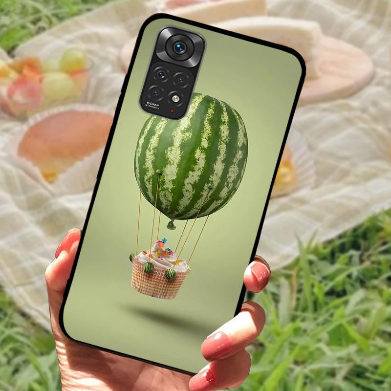 For Redmi Note 11 4G Case Cute Shockproof Silicone Soft TPU Phone Cover For Xiaomi Redmi Note 11s Bumper Cases On Note11 Pro