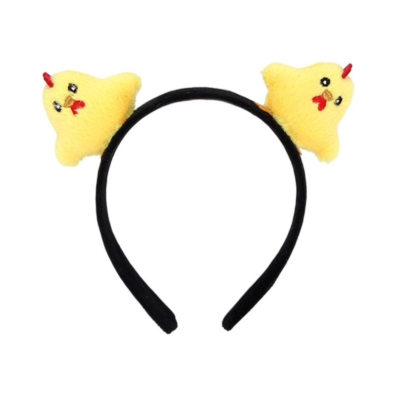Furry Chicken Hairband Costume Hair Clip Cosplay Tail Great For Dressing Up Halloween And Festival Celebrations