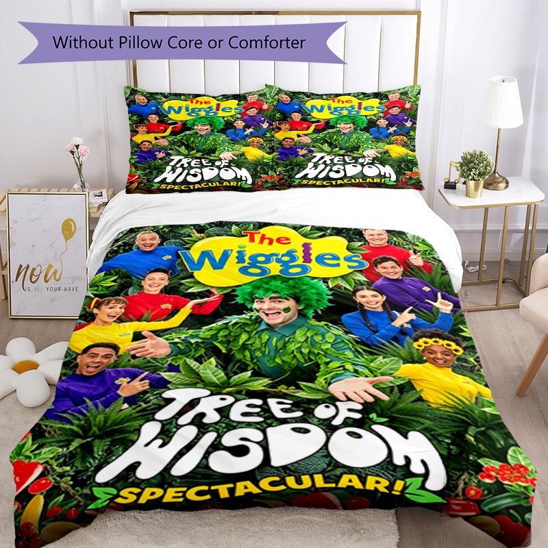 Wiggles Quilt Cover Set Suitable For Dormitory Soft Fabric Perfect Gift For Friends Family