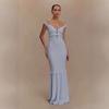 Cross-border 2026 Spring and Summer European and American Style Women's Clothing New INS Pure Desire V-neck Backless Lace-up Hollow Slim Dress Women