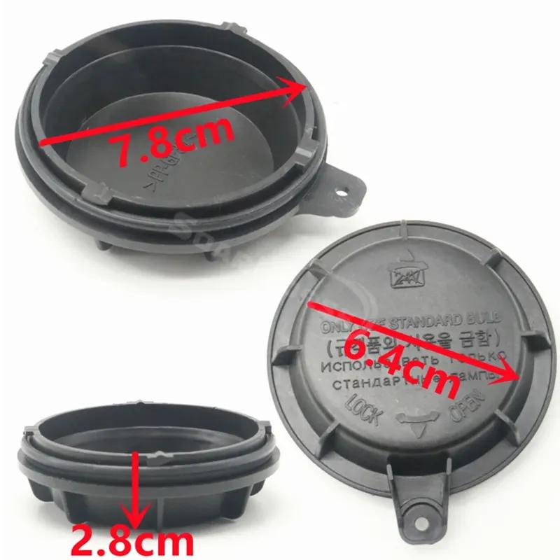 Headlight Bulb Seal Cap Headlamp Waterproof Dust Cover For Hyundai Genesis I40 Tucson Santa Fe For Kia Ceed JD K5 Optima Sorento