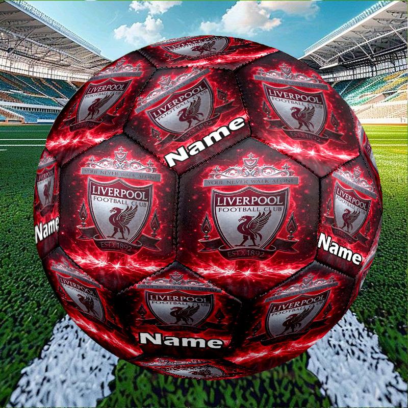Custom Name Personalized Football Team F.C-A Print Size 5 Soccer Ball Training & Match Football, for Team, Kicking, Gift for Football Enthusiasts