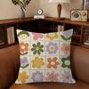 Beauty Freshfloral Pillow Gift Home Office Decoration Bedroom Sofa Car Cushion Cover Case 45X45