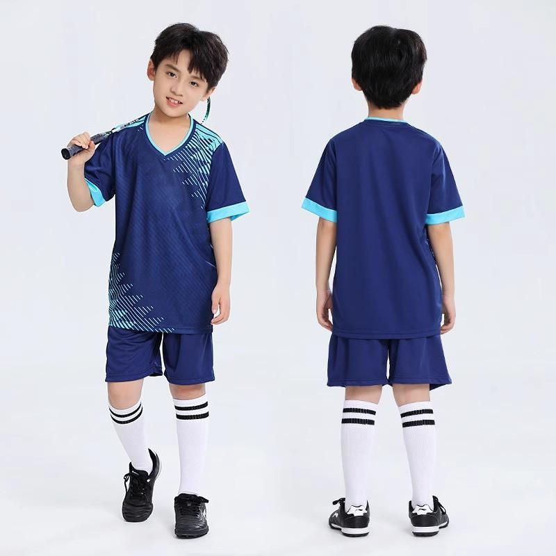 Kids Sports Set Breathable Quick-Dry T-Shirt Shorts Badminton Tennis Jump Rope School Training Unisex